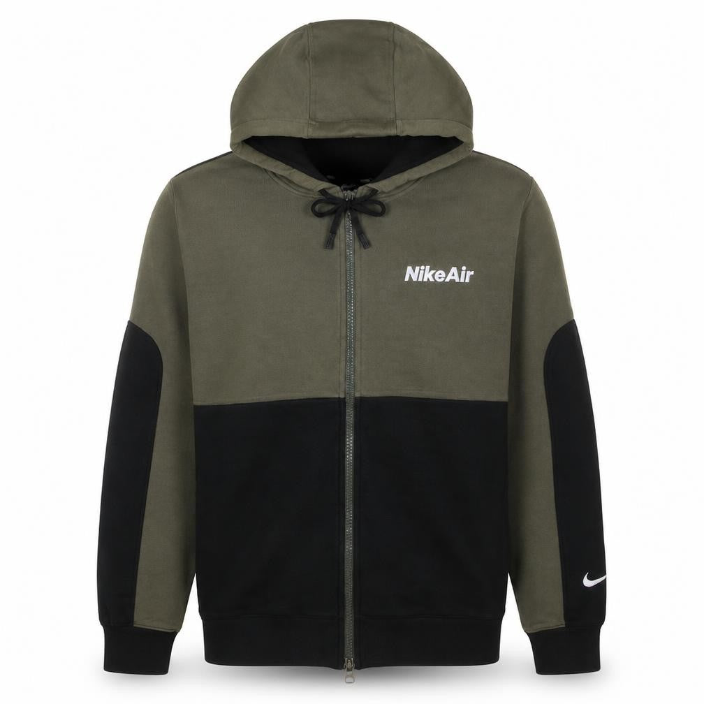 Nike Men’s Green Full Zip Hoodie XL Hooded Sweatshirt