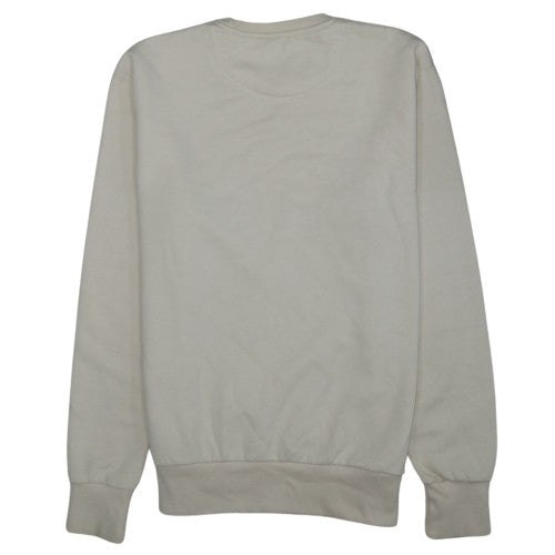 Ellesse Men's Beige Graphic Crew Neck Sweatshirt Size M Pullover