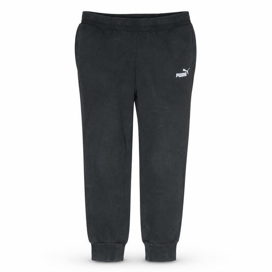 Puma Men's Black Jogger Trousers L Fleece Regular Fit Activewear