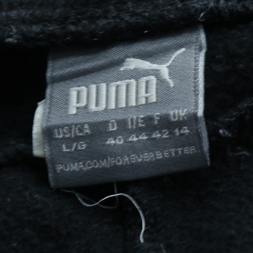 Puma Men's Black Jogger Trousers L Fleece Regular Fit Activewear
