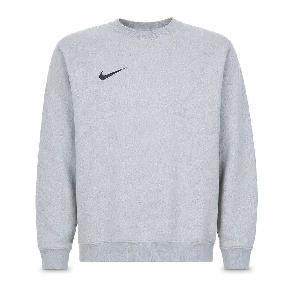 Nike Men's Grey Crew Neck Sweatshirt Medium Fleece Pullover