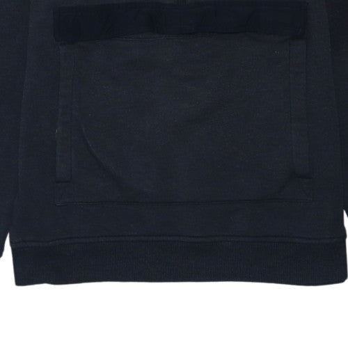 Under Armour Men's Black Small 1/2 Zip Fleece Sports Hoodie