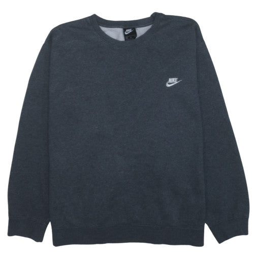 Nike Men's Grey 4XL Crew Neck Pullover Sweatshirt