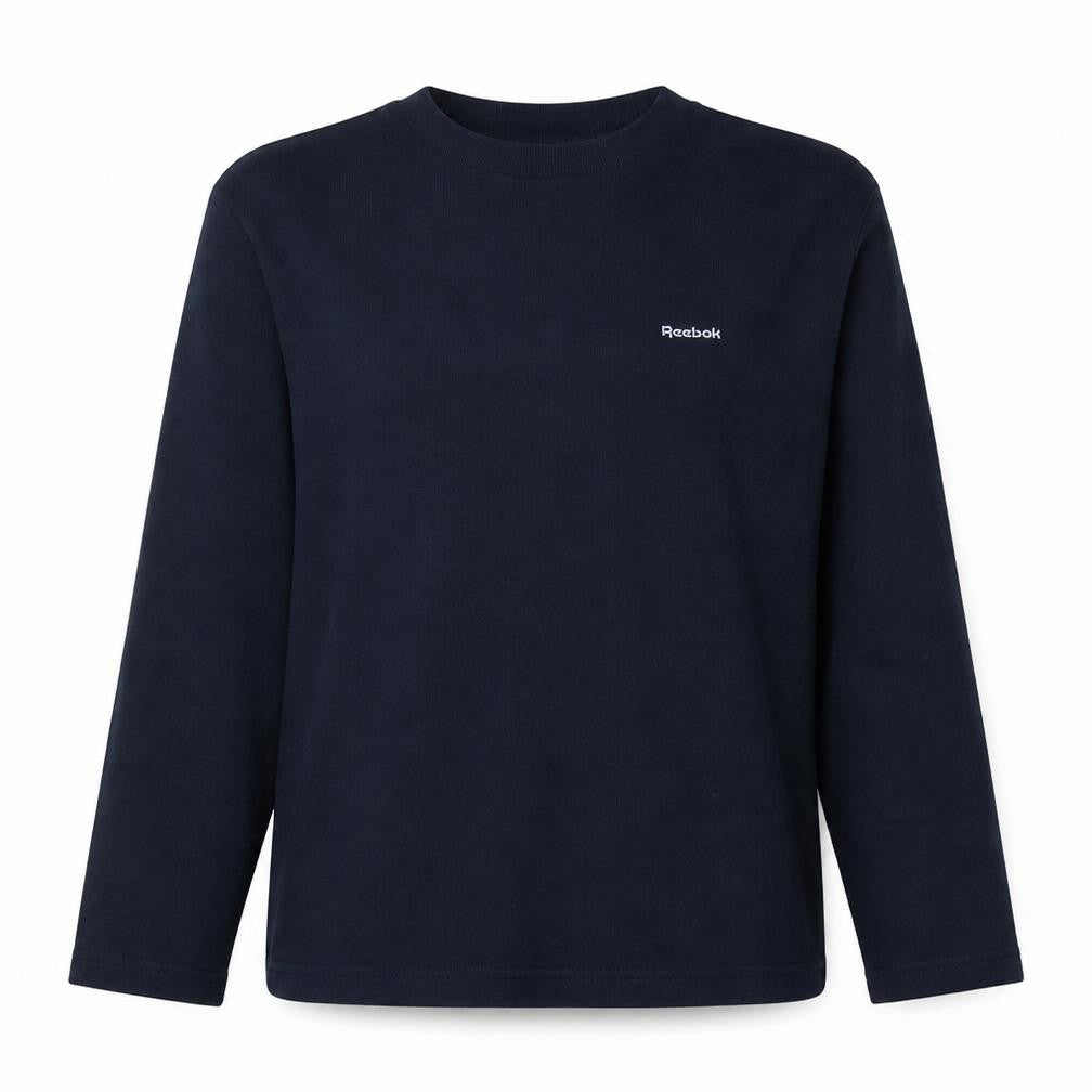 Reebok Women's Navy Blue Crew Neck Pullover Sweatshirt Size M