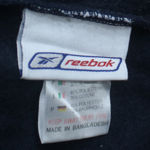 Reebok Women's Navy Blue Crew Neck Pullover Sweatshirt Size M