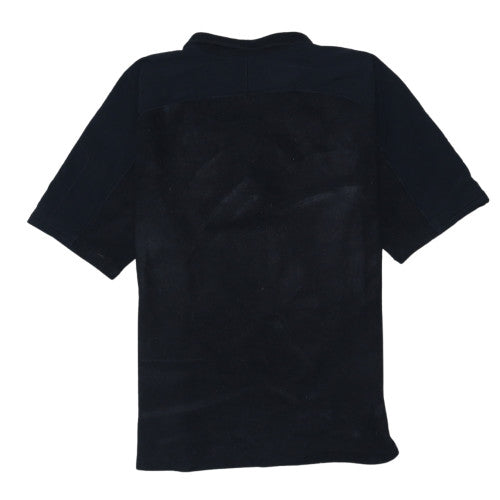 The North Face Men’s Black L Fleece Half Zip Short Sleeve T-Shirt