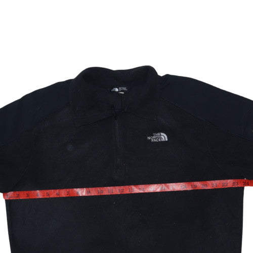 The North Face Men’s Black L Fleece Half Zip Short Sleeve T-Shirt