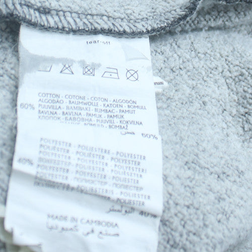 Champion Men's Grey Logo Pullover Hoodie Size L