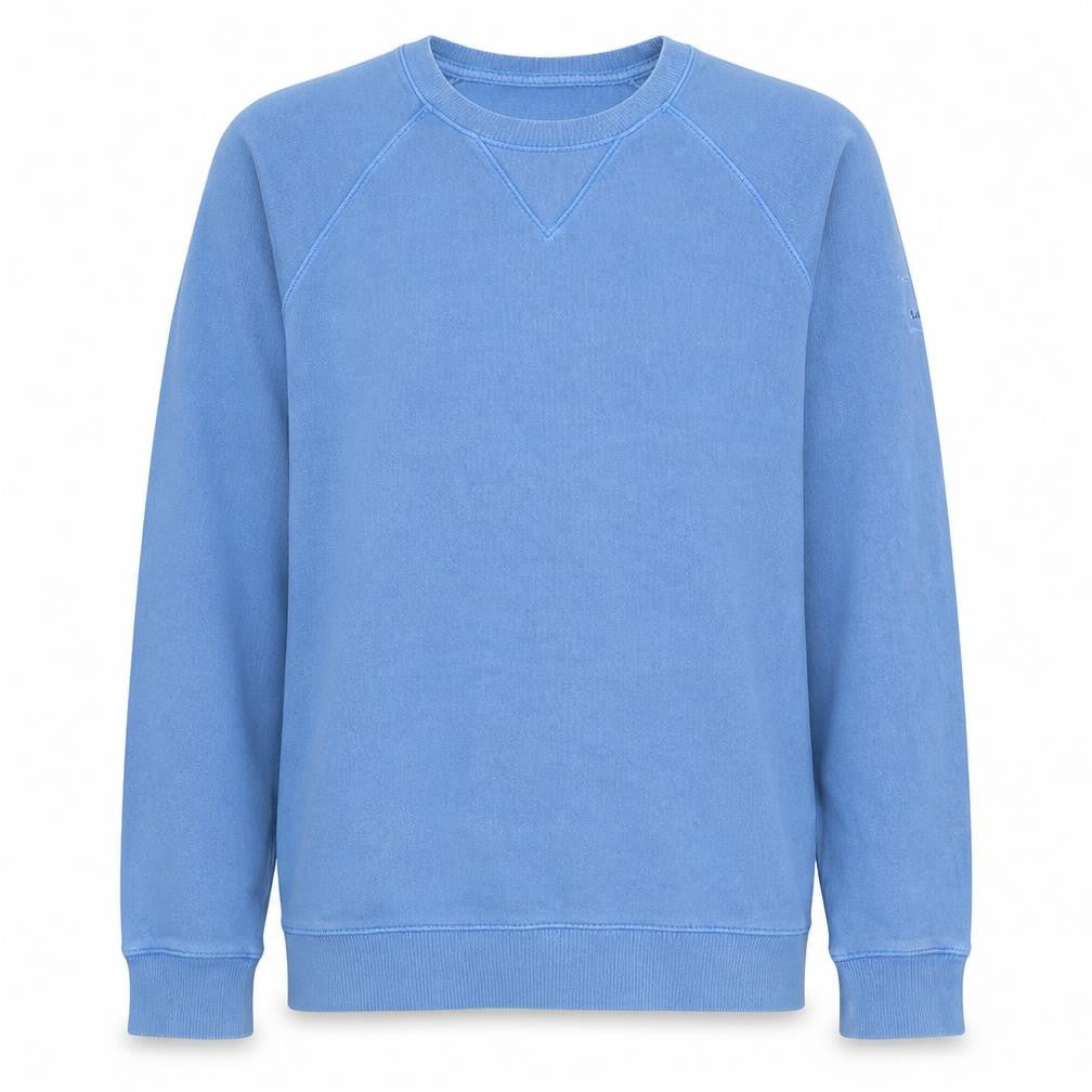Hugo Boss Men's Blue Crew Neck Cotton Sweatshirt Size M