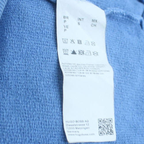 Hugo Boss Men's Blue Crew Neck Cotton Sweatshirt Size M