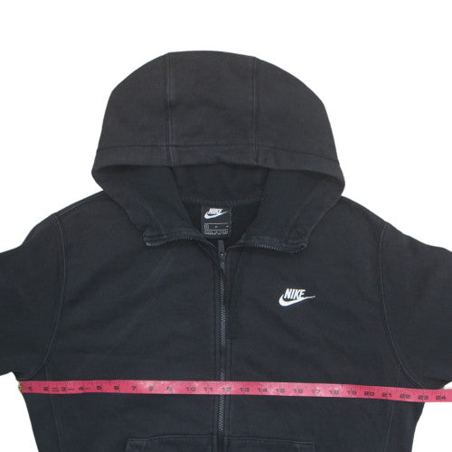 Nike Mens Black Full Zip Hoodie M Fleece Sweatshirt