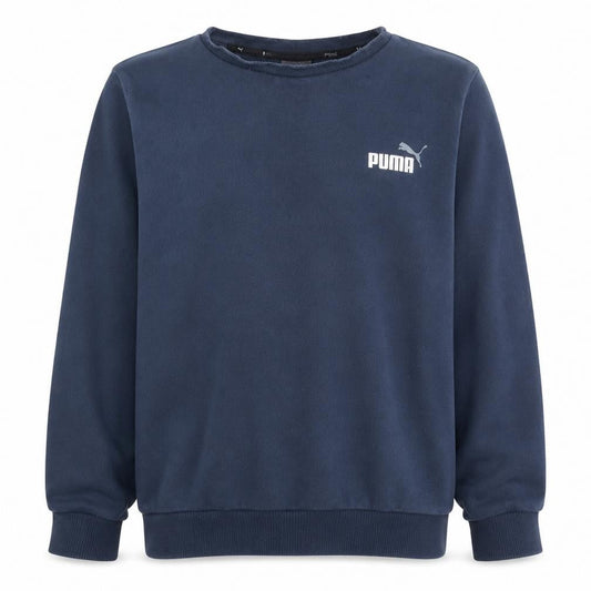 Puma Mens Blue Crew Neck Pullover Sweatshirt M Regular Fit