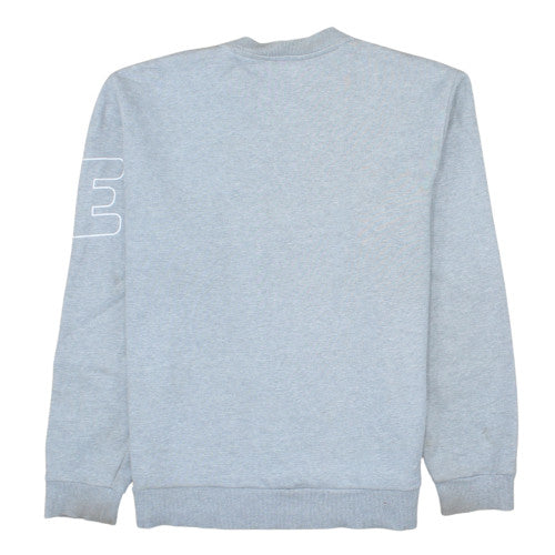 Lacoste Mens Grey Relaxed Fit Graphic Logo Sweatshirt L