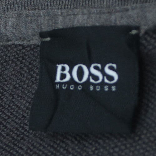 Hugo Boss Men's Black Bomber Jacket S Full Zip Classic Style