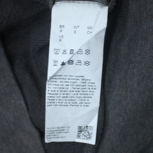Hugo Boss Men's Black Bomber Jacket S Full Zip Classic Style