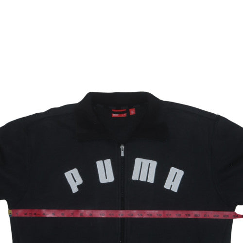 Puma Men's Black Full Zip Fleece Sweatshirt M Regular Fit
