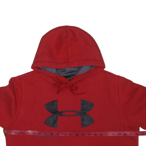 Under Armour Men’s Red Pullover Hoodie M Athletic Fit