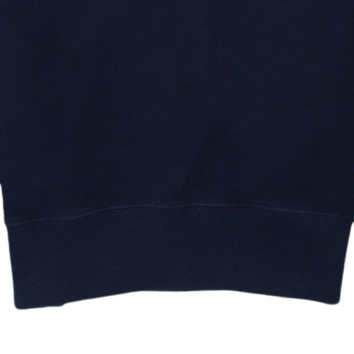 Polo Ralph Lauren Men's Navy Cotton Henley Sweatshirt M
