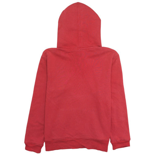 Adidas Men's Red Pullover Hoodie Medium Graphic Logo Sportswear