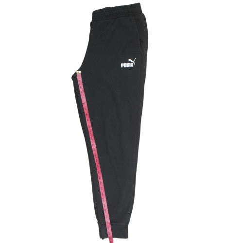 Puma Men's Black XL Jogger Trousers Fleece Elastic Waist