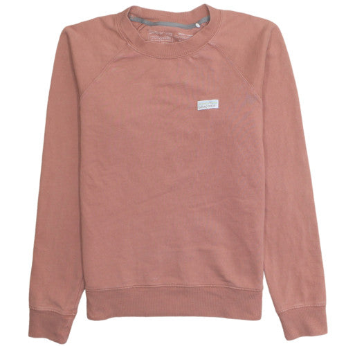 Patagonia Men’s Brown Organic Cotton Crew Neck Sweatshirt S Regular Fit