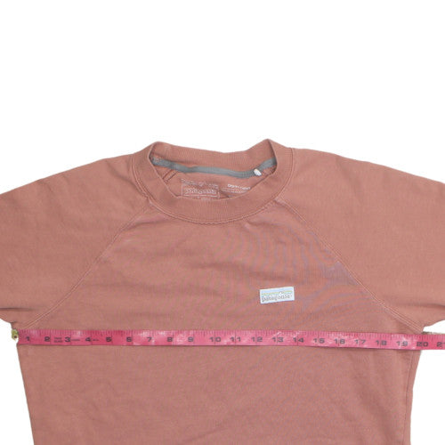 Patagonia Men’s Brown Organic Cotton Crew Neck Sweatshirt S Regular Fit