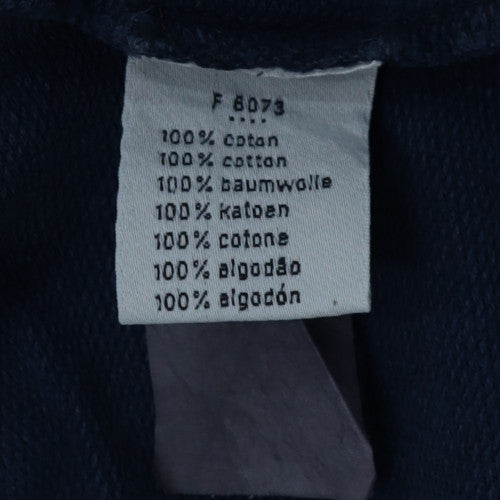 Lacoste Men's Blue 2XL Pullover Hoodie Vintage Washed Cotton