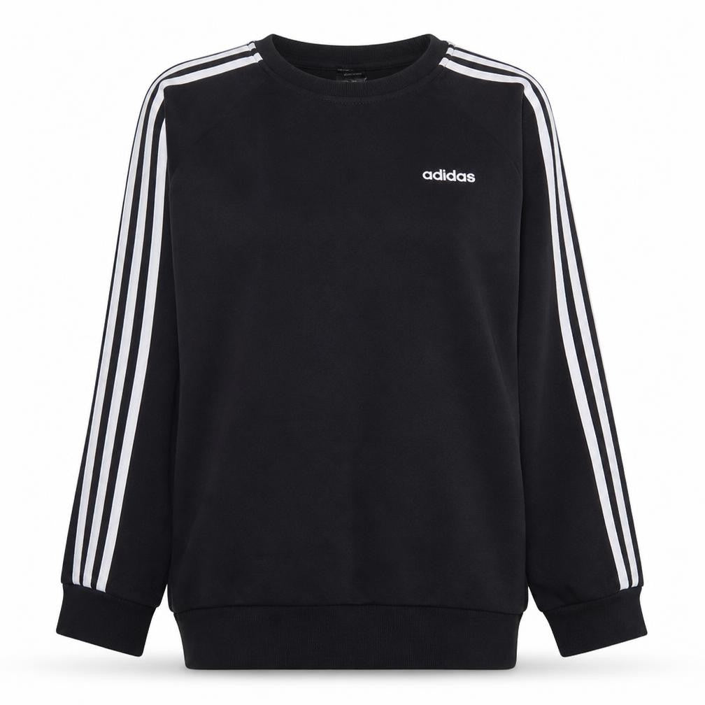 Adidas Women Black Size M Crew Neck Pullover Sweatshirt