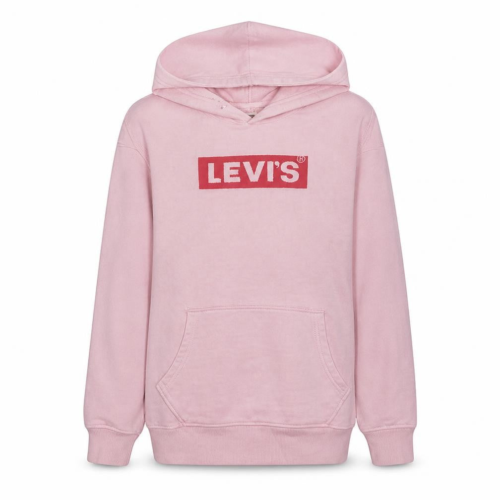 Levi's Womens Pink Relaxed Pullover Hoodie Size S Cotton Blend