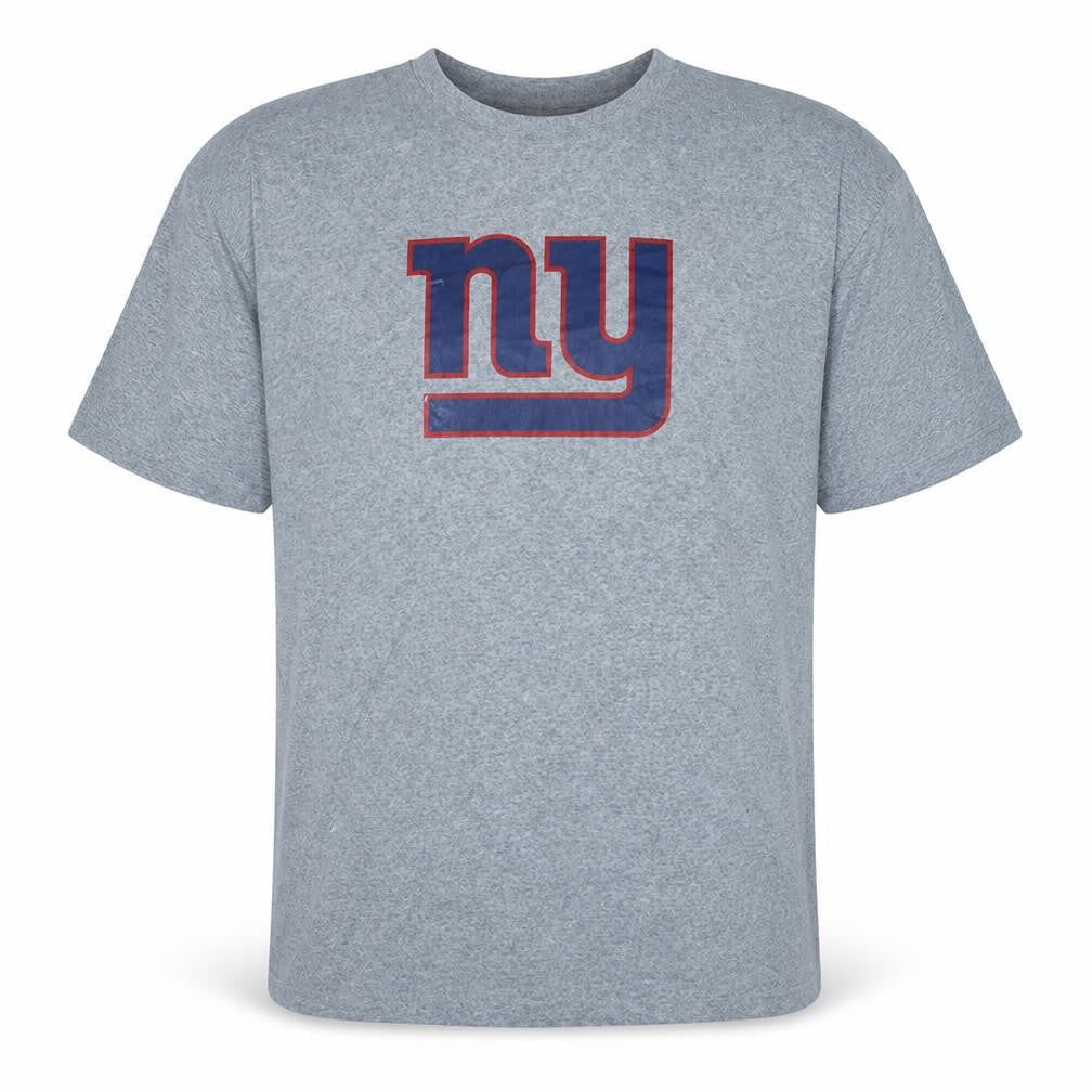 NFL Team Apparel Men's Grey NY Giants XL T-Shirt Classic Crew Neck