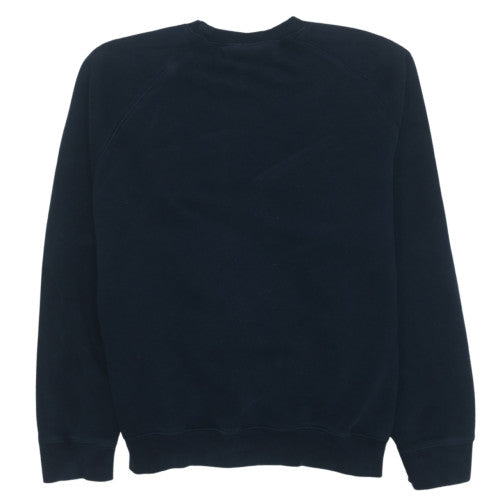 Carhartt Men's Black M Pullover Sweatshirt Crew Neck Logo Cotton Blend