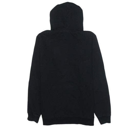 Puma Men's Black Medium Pullover Hoodie Sportswear Graphic Print