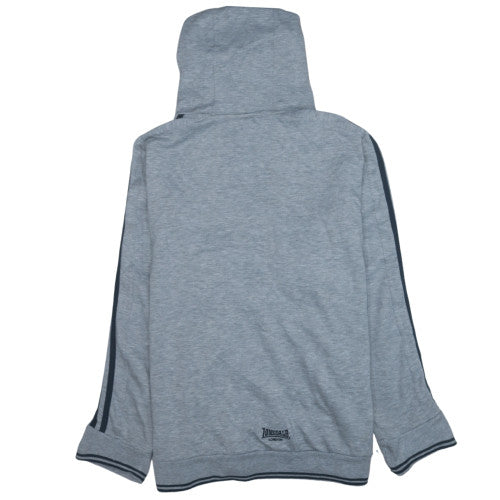 Lonsdale Men’s Grey XL Full Zip Hoodie with Logo Print