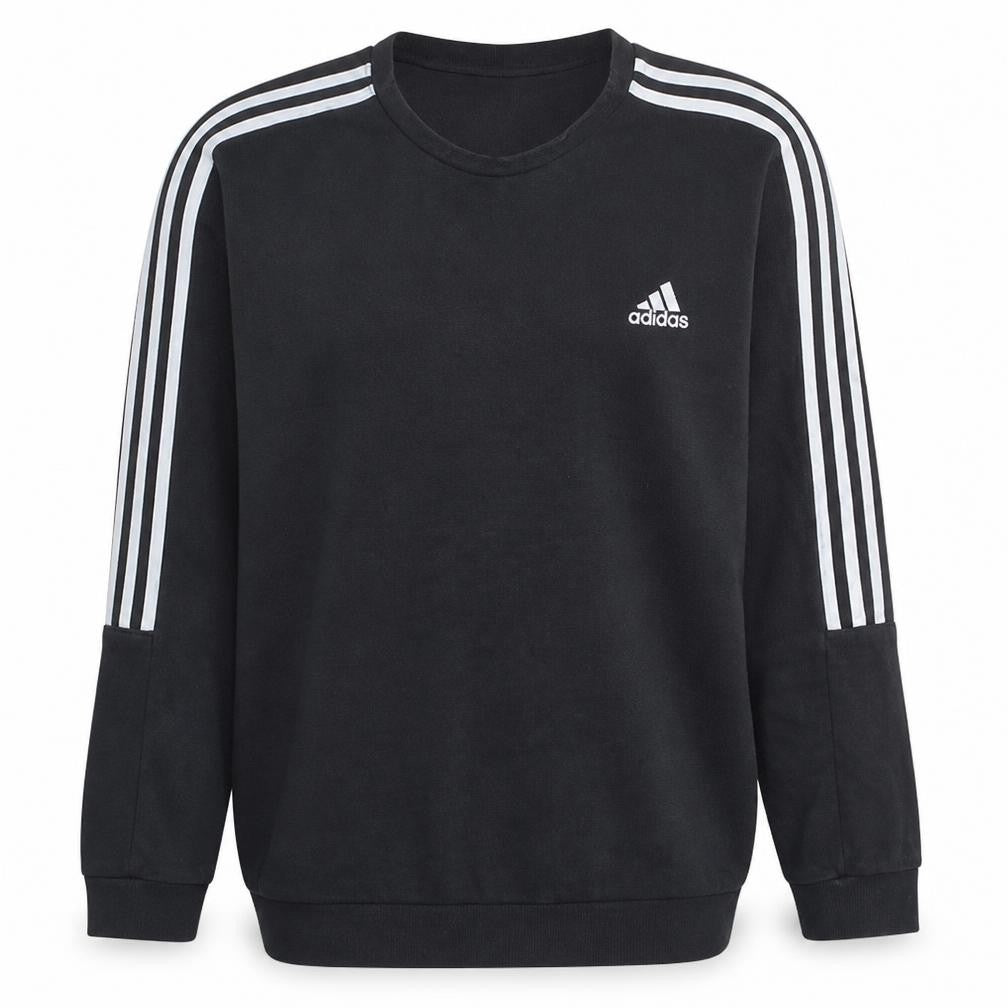 Adidas Mens Black XL Pullover Sweatshirt Crew Neck Sportswear
