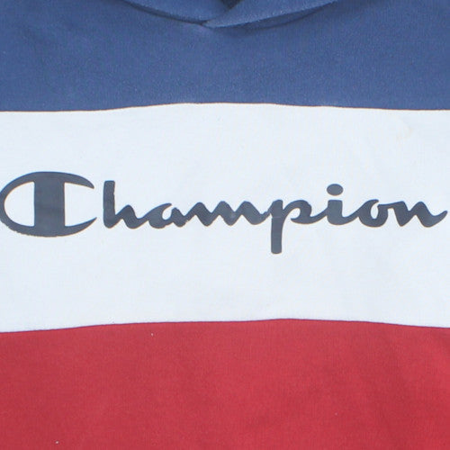 Champion Men’s Multicoloured Pullover Hoodie Small Logo Fleece Sweatshirt