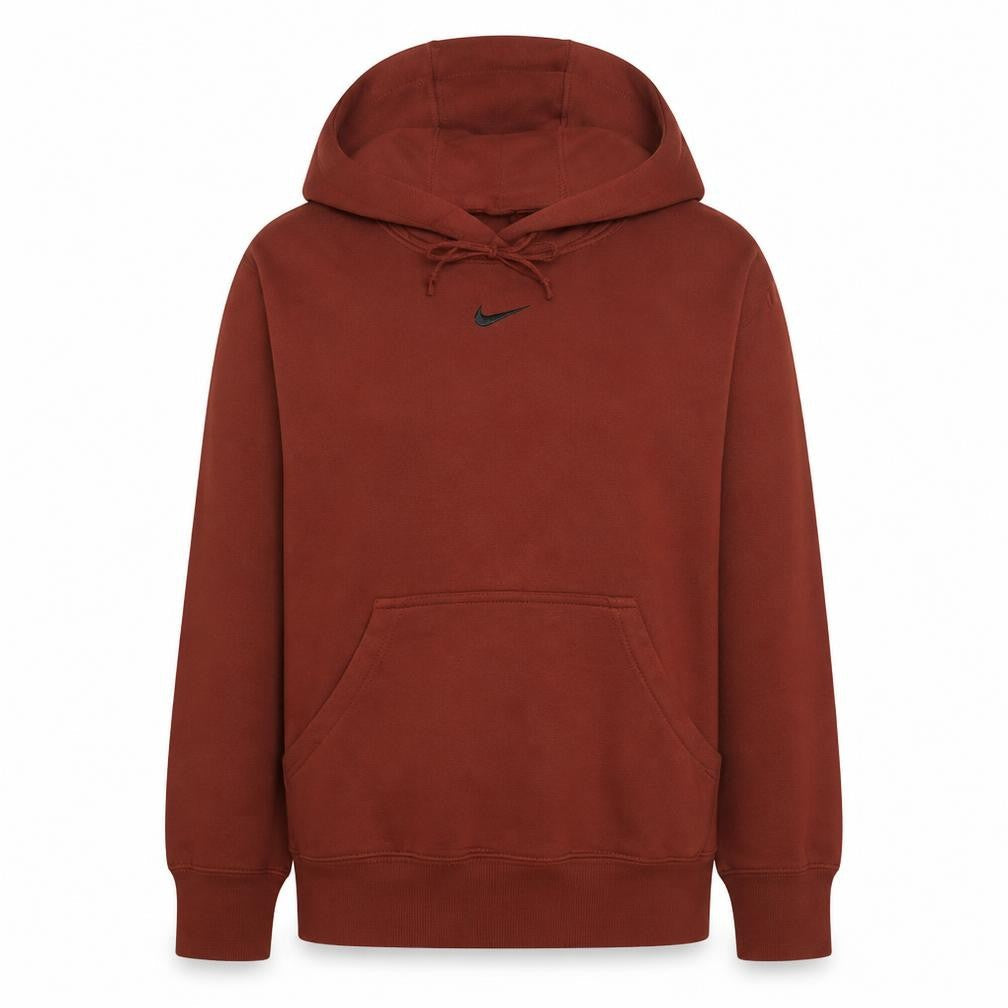 Nike Men's Brown Pullover Hoodie Small Logo Sweatshirt