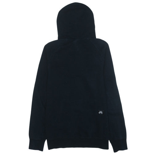 Nike SB Men's Black Pullover Hoodie M Fleece Lined Graphic Print