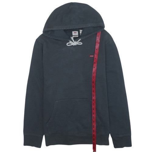 Levi's Men's Blue Pullover Hoodie M Standard Fit Fleece