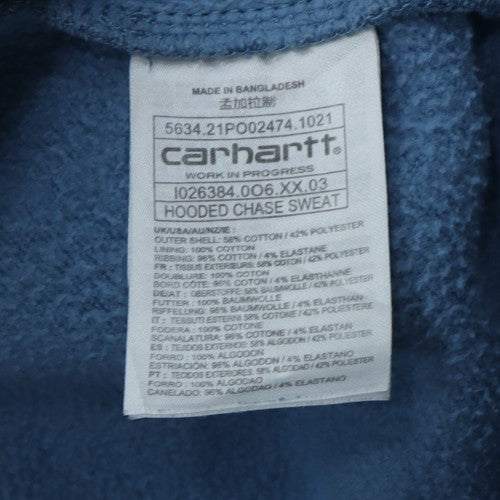 Carhartt Men's Blue M Pullover Hooded Fleece Sweatshirt