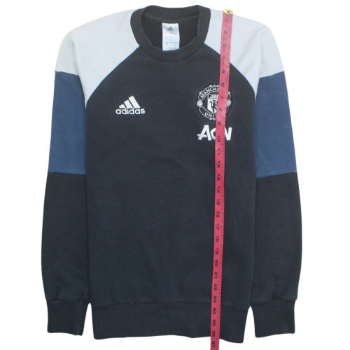 Adidas Men’s Black XL Manchester United Pullover Sweatshirt