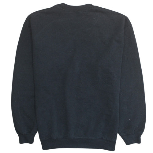 Mitchell & Ness Mens Black Chicago Bulls Pullover Sweatshirt S
