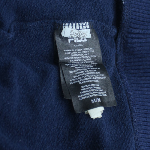 FILA Women's Navy Blue Logo Pullover Sweatshirt M