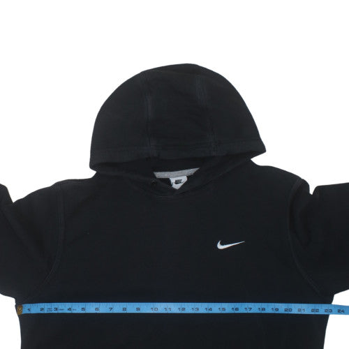 Nike Women Black L Pullover Hoodie Cotton Blend Fleece