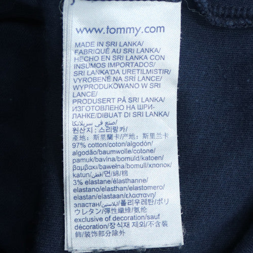 Tommy Hilfiger Men's Blue Logo Pullover Sweatshirt L Regular