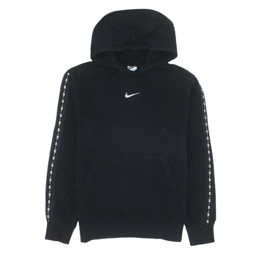 Nike Men's Black Pullover Hoodie S Logo Sportswear