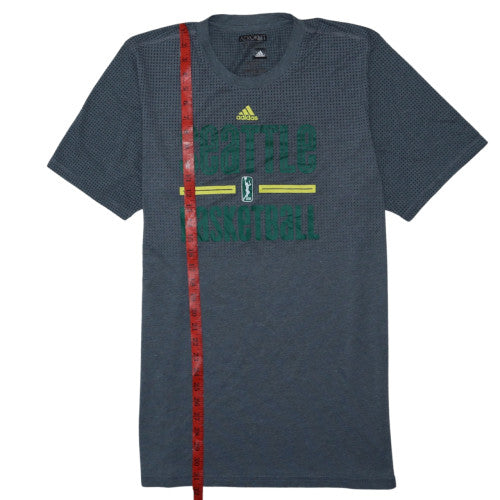 Adidas Mens Grey Aeroknit XLT Seattle Basketball T-Shirt