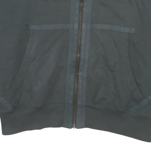 Napapijri Men's Green 3XL Full Zip Embroidered Sweatshirt