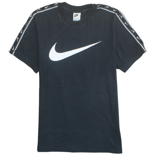 Nike Men's Black Crew Neck Short Sleeve Cotton T-Shirt Size M
