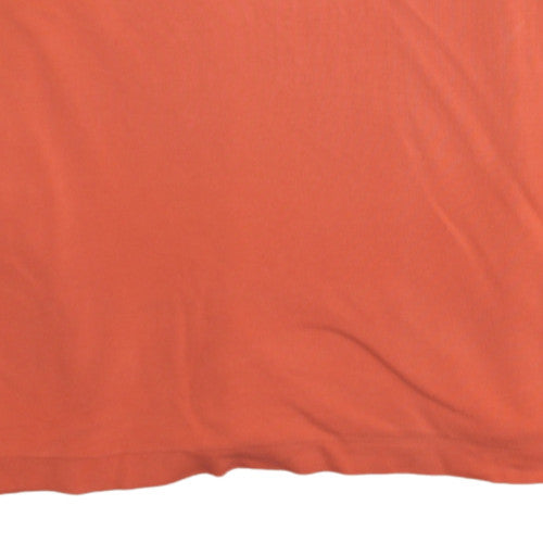Lacoste Mens Orange Regular Fit Polo Shirt Size M