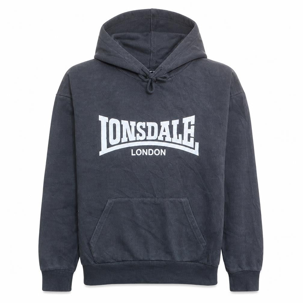 Lonsdale London Women's Black Size 14 Pullover Hoodie Sweatshirt